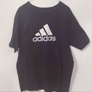 oversized adidas logo tee